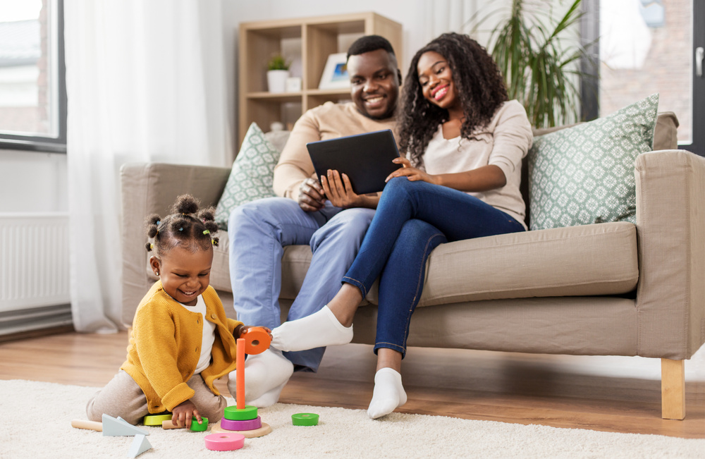 Happy Family at Home